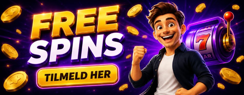 Få de nyeste Free Spins i indbakken